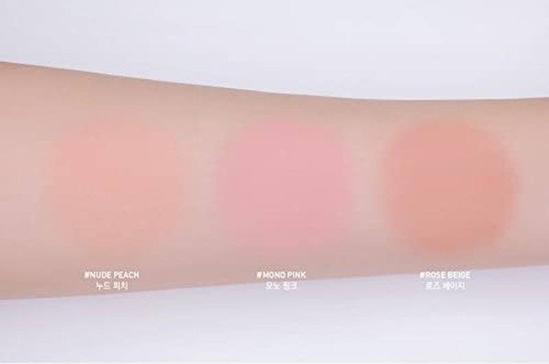 3CE Mood Recipe Face Blush - Mono Pink for Natural Glow | Long-lasting Color