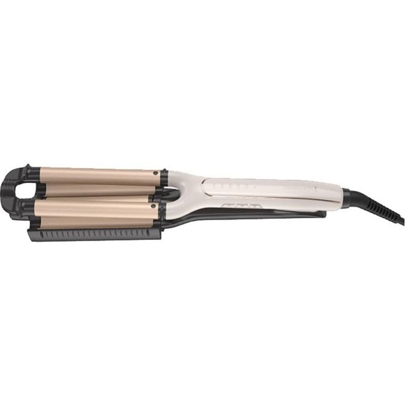 Remington 4-in-1 Adjustable Hair Waver - Pure Precision Technology for Versatile Styles | Cream, 1 Count