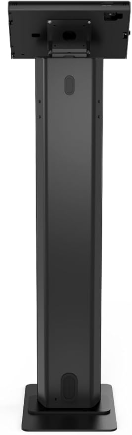 Compulocks iPad Pro M4/M5 Apex Enclosure Brandable Floor Stand – Secure Tablet Display Stand, Kiosk Mount, Stand for Touchscreen Tablets, Digital Signage, POS Display - Black