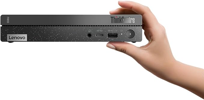 Lenovo ThinkCentre neo 50q Gen 4 Business MFF Desktop, 13th Gen Intel Core i5-13420H, 16GB RAM, 1TB PCIe SSD, Display Port, HDMI, RJ-45, Wi-Fi, Windows 11 Pro