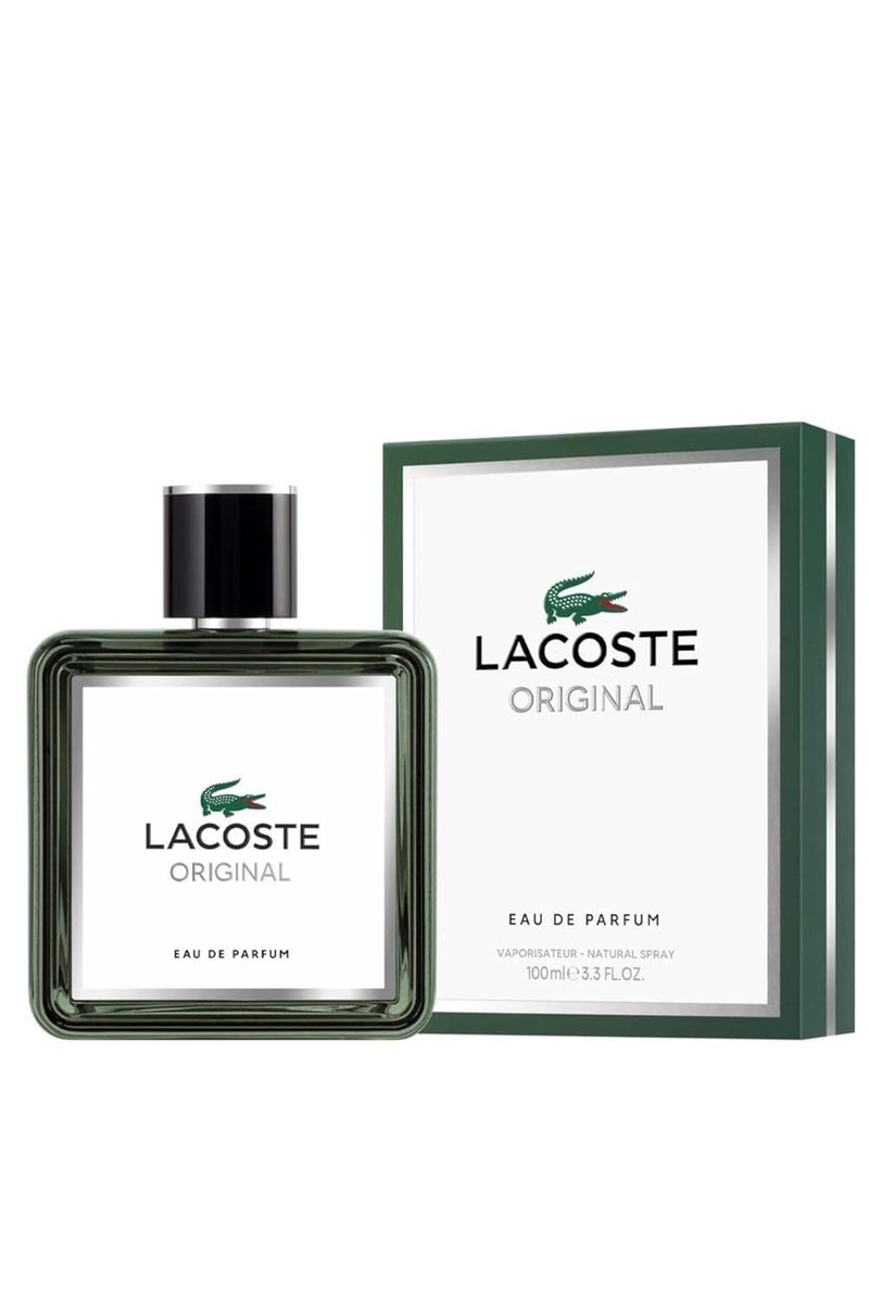 Lacoste Original Eau de Parfum for Men - Fougere Woody Ambery Scent | 3.3 Fl Oz