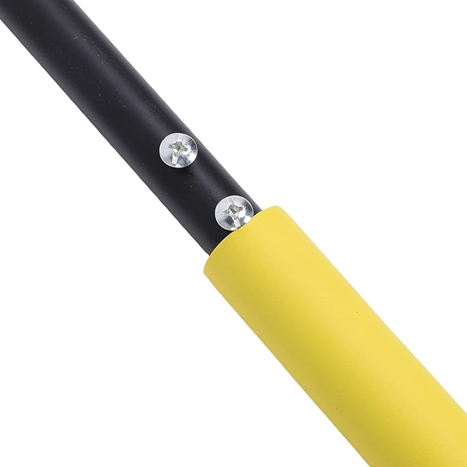 Hilitand Half Moon Lawn Edger Manual Edger Stainless Steel Lawn Edging Tool with T Handle for Garden Flower Bed Sidewalk Driveway