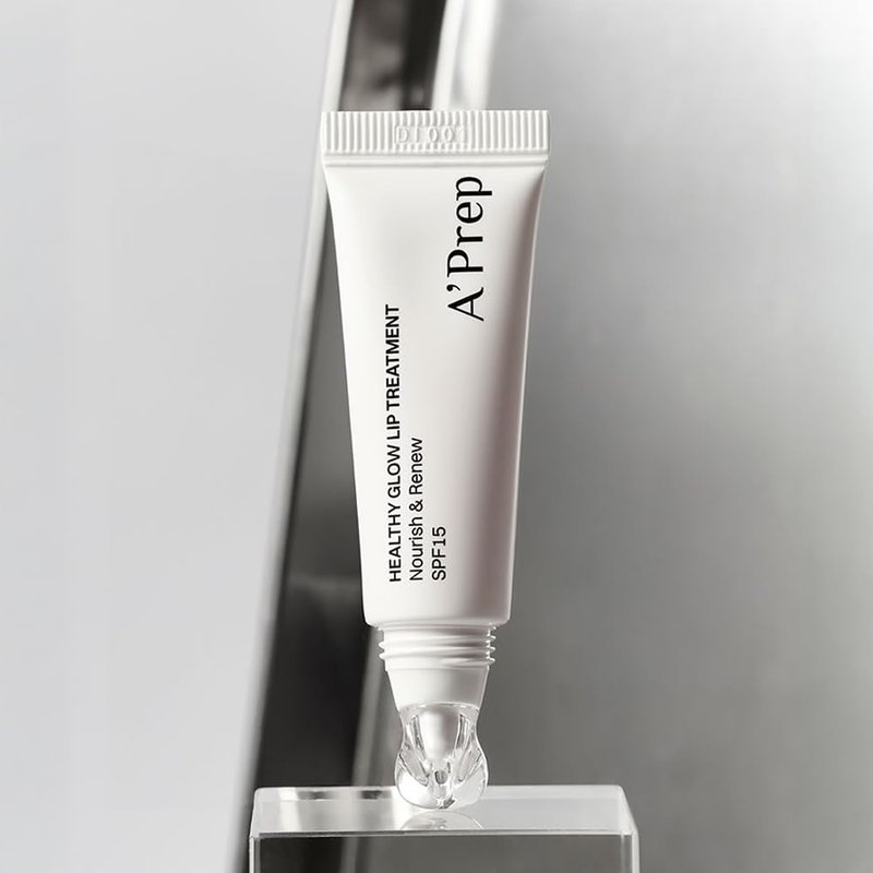 A'Prep Healthy Glow Lip Treatment – Lightweight Moisturizer SPF 15, Non-Sticky Lip Balm for Hydrating & Nourishing Care, Korean Skincare, 10ml 0.34fl. oz.