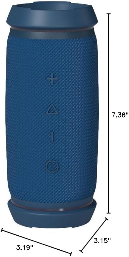 TREBLAB HD77 – Waterproof Bluetooth Speaker, 30W Loud 360° Sound, Deep Bass, IPX7, TWS Pairing, RGB Lights, 20H Battery, Portable Wireless Speaker for Outdoor, Beach, Camping, Party, Travel