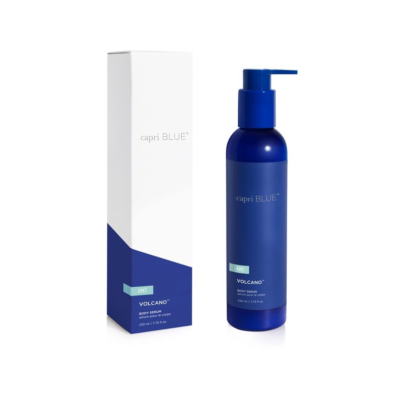 Capri Blue Body Serum â Body Hydrating Serum with Sodium Hyaluronate, Argan Oil & Jojoba Oil â Cruelty Free Lightweight Skin Moisturizer for Dry Skin (Volcano, 7.75 fl oz)