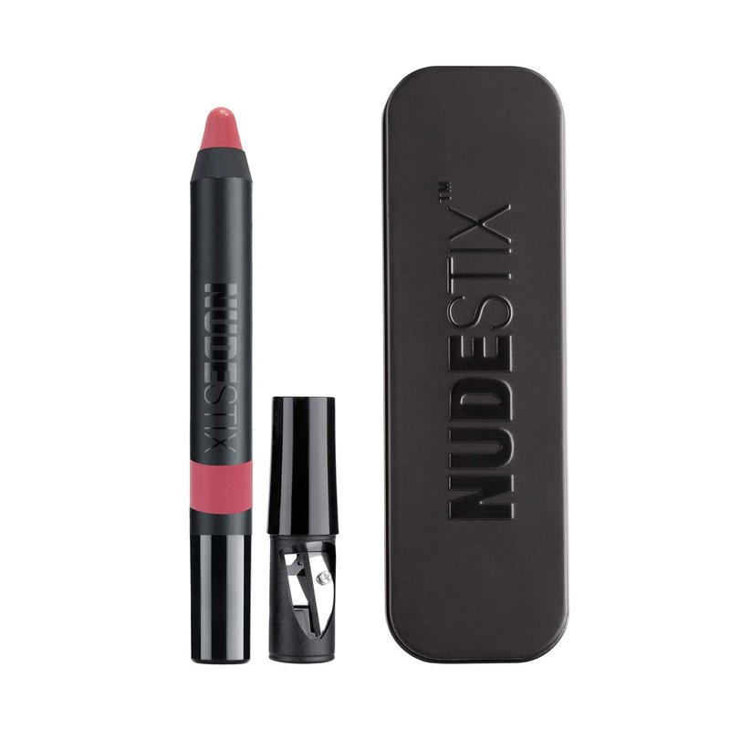 Nudestix Gel Color Lip + Cheek Balm â 2-in-1 Tinted Lip Balm & Gel Blush Stick with Glossy Shine | Hydrating, Preservative-Free, Clean Formula for All Skin Tones, Shade: Rebel