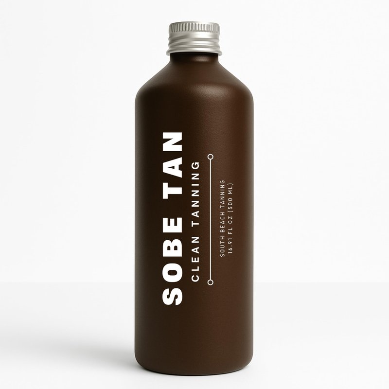 Professional Spray Tan Solution 14% DHA â Rapid Brown Base, 500ml Aluminum Bottle â Universal Tone for All Skin Types â For Professional Spray Tan Artists ONLY