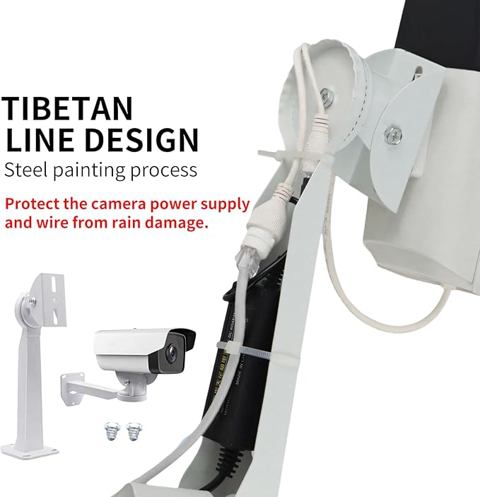 NVRTTRR L-Shape Dome Camera Bracket, Wall Ceiling Mount for Security Dome Cameras, (Wall Mount Bracket)