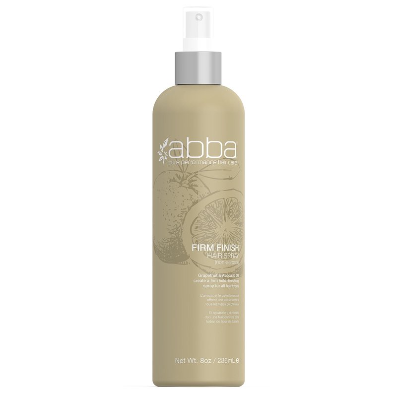 ABBA â Pure Style Firm Finish Hair Spray â Avocado & Grapefruit, 8 fl oz