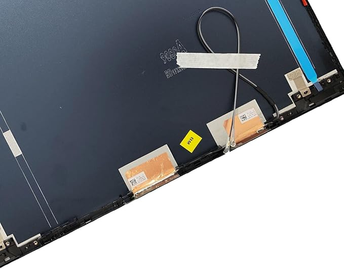 Wzqrps Replacement Laptop LCD Cover Back Rear Top Lid Hinges Front Bezel for Lenovo ideapad 5 15IIL05 15ARE05 15ITL05 5-15IIL05 5-15ARE05 5-15ITL05 5-15ALC05 5CB0X56073 5CB0Z31048 (Dark Blue)