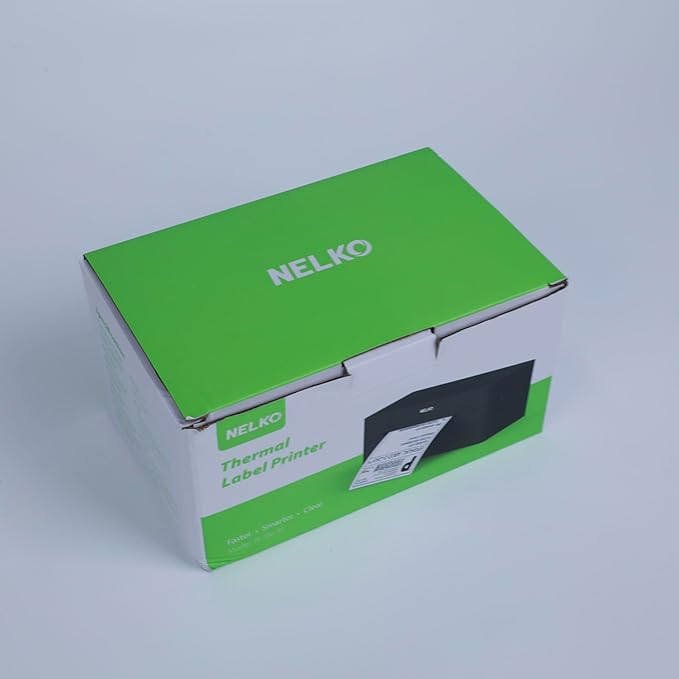 Nelko Bluetooth Thermal Shipping Label Printer, Wireless 4x6 Shipping Label Printer for Shipping Packages, Support Android, iPhone and Windows, Widely Used for Amazon, Shopify (Pink)
