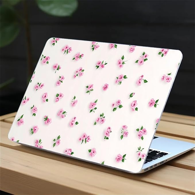 COTAIL Compatible with MacBook Air 13.3 13.6 Inch Case 2022 2021 2020 2019 Plastic Hard Shell Case Cover,13.6 Air (A2681) M2 2022, Pink Rose
