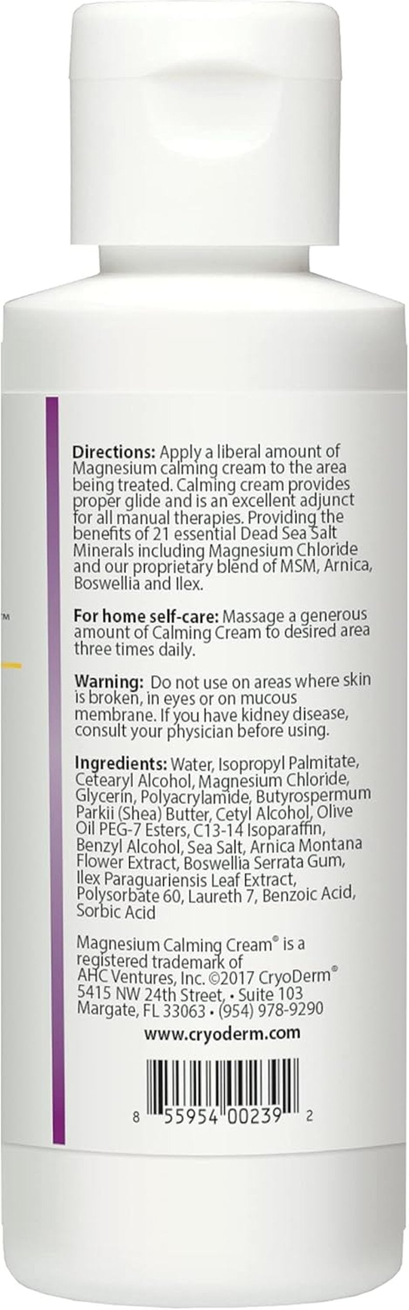Magnesium Calming Cream - Soothing Moisturizer for Stress Relief | 4 oz