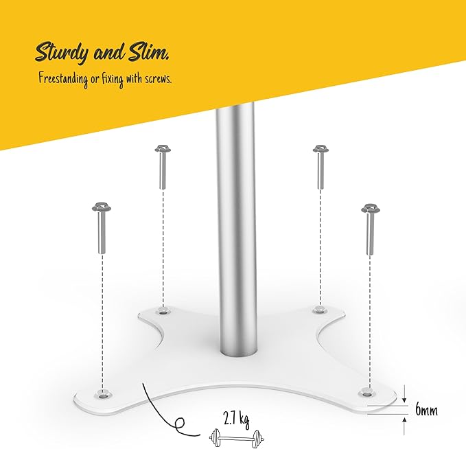 Beelta Tablet Floor Stand, Anti-Theft, Rotate Lockable Metal Tablet Enclosure+Aluminum Pole+Metal Base, Compatible with 10.9" iPad 10th, Pro 11" 1 2 3 4, Air 4 5, Air 11"(M2/M3), iPad 11"(A16)