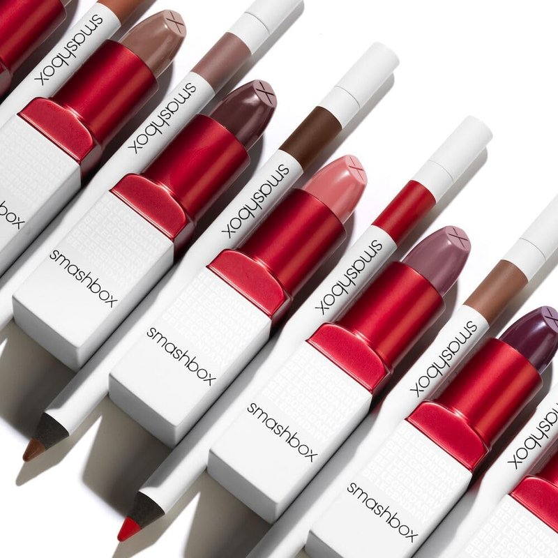 Smashbox Be Legendary Prime & Plush Lipstick | Creamy Satin Lipstick with Peptide-Infused Primer Oil Complex & Moisture-Boosting Ceramides, Literal Queen, 0.14 Ounce