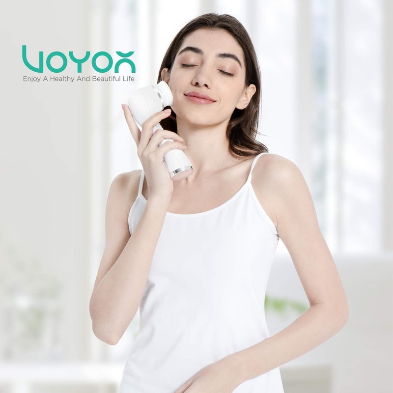 Blackhead Remover Pore Vacuum - Rechargeable Facial Cleansing Brush for Deep Cleaning & Exfoliation