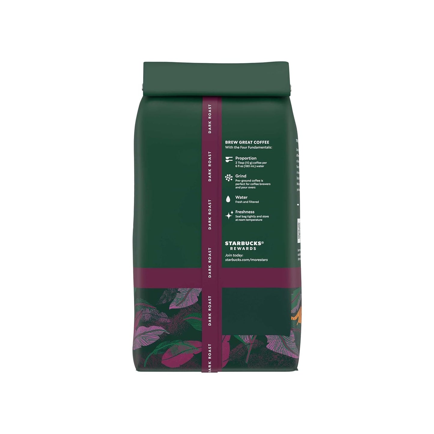 Starbucks Ground Coffee - Dark Roast Single-Origin Sumatra | Six 12 oz Bags for Hot or Iced Brew