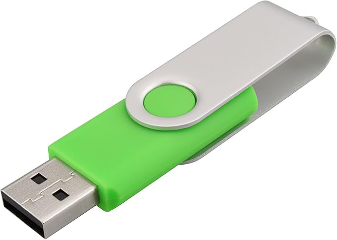 KALSAN 10 Pack 8GB USB Flash Drive 2.0 Memory Stick - Green