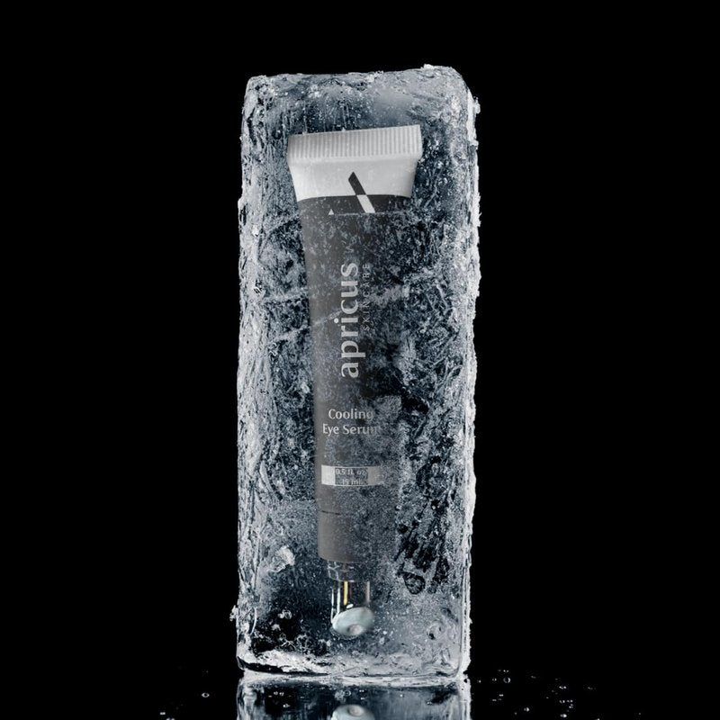 Apricus Eye Serum - Caffeine Peptide Formula for Dark Circles, Puffiness & Fine Lines | Lightweight Anti-Aging Treatment
