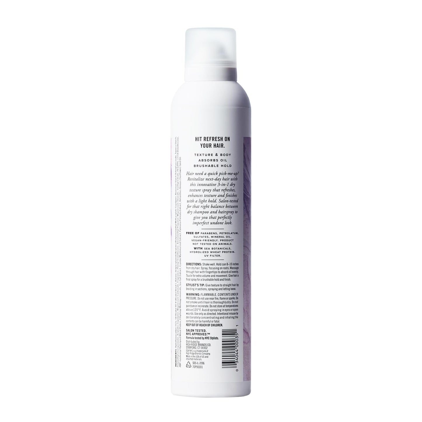 SGX NYC The Do It All 3-in-1 Dry Texture Spray - Versatile Dry Shampoo and Hairspray for Refreshed Hair - Dry Texture Spray for Hair Volume - 2 pc
