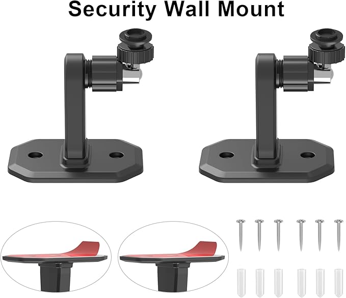 2 Pack 360 Degree Adjustable Adhesive Mount for All-New Blink Outdoor (4th Gen,3rd Gen) Blink XT / XT2, Blink Mini Camera Mounting Bracket, Wall Mount