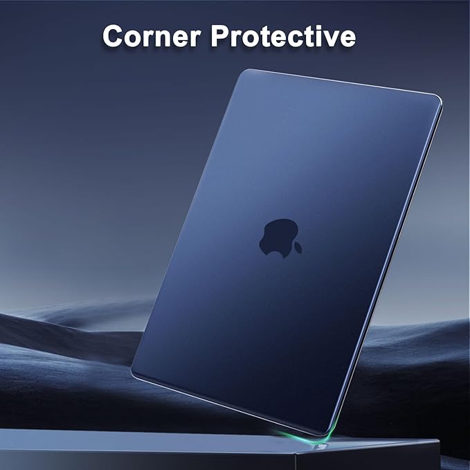 MOSISO Compatible with MacBook Pro 16 inch Case M5 2026 M4 M3 M2 M1 2025-2021 A3429 A3428 A3403 A3186 A2991 A2780 A2485, 4 in 1 Kit Seamlessly Closes Anti-Fingerprints Hard Shell, Midnight Blue