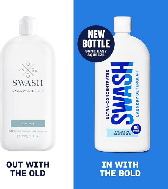 Swash® Smells Like Nothing HE Ultra-Concentrated Liquid Laundry Detergent,(Pack of 2)