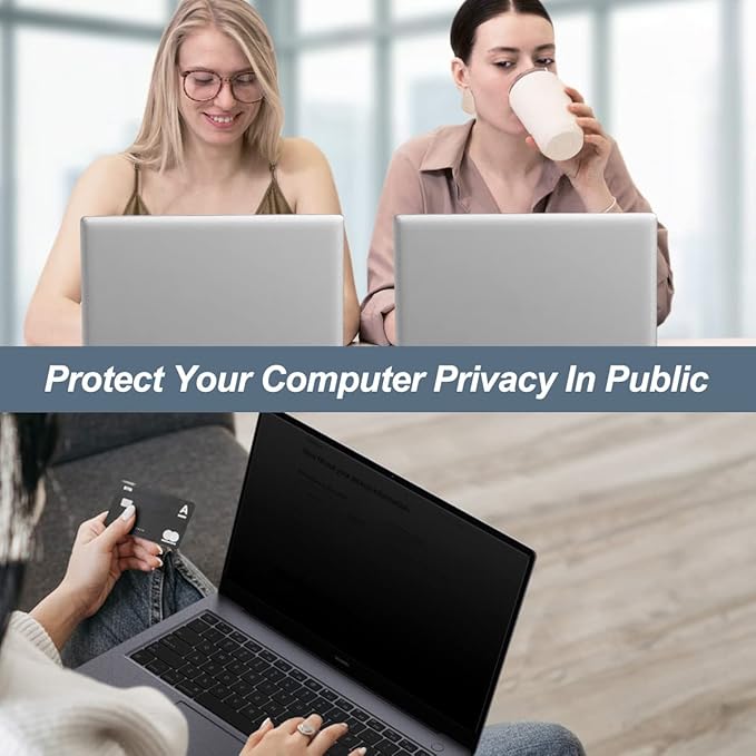 JEAPKA Laptop Privacy Screen Filters 15.6 Inch 16:9 Aspect Privacy Filter for 15.6 Inch