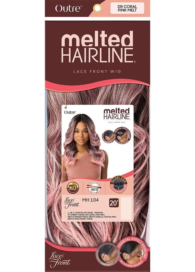 Outre Lace Front Wig - Melted Hairline - MH 104 (OFF BLACK 1B)