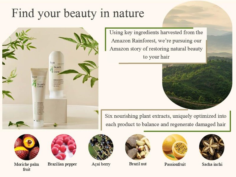 Repit Repair’s Curling Creme | Korean Curl Defining Cream | Leave-In Hair Essence Treatment for Wavy, Curly Hair | RepitUSA