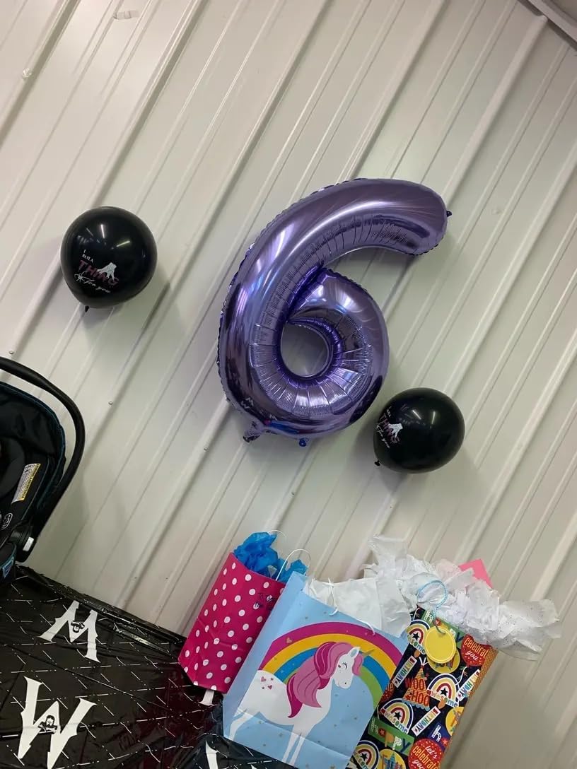 Purple Number Balloon - 40 Inch 0 Balloon | Perfect Birthday Decorations for Girls and Women