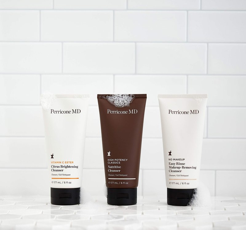 Perricone MD High Potency Classics Nutritive Cleanser - Gentle Gel Face Wash with ALA, AHAs, & Copper Complex - Soften, Hydrate, & Condition Normal to Dry Skin for a Refreshed Look and Feel - 6 fl oz