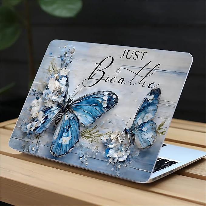 COTAIL Compatible with MacBook Air 13.3 13.6 Inch Case 2022 2021 2020 2019 Plastic Hard Shell Case Cover,13.3 Pro(A1706/A1708/A1989/A2159/A2289/A2338), Butterfly