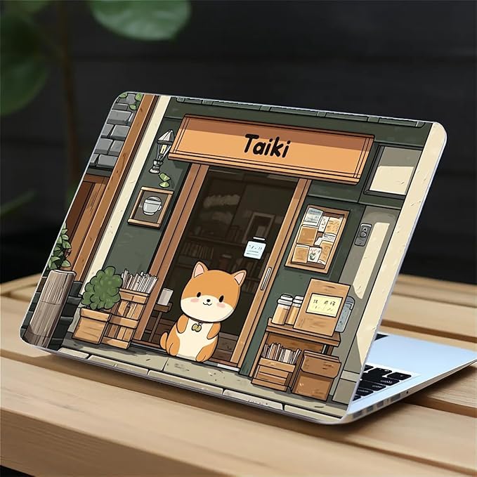 COTAIL Compatible with MacBook Air 13.3 13.6 Inch Case 2022 2021 2020 2019 Plastic Hard Shell Case Cover,13.6 Air (A2681) M2 2022, A Cute Shiba