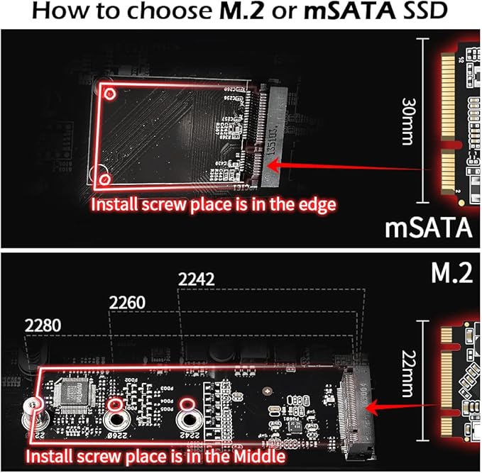 SSD mSATA 512GB Dogfish Internal Solid State Drive High Performance Hard Drive for Desktop Laptop SATA III 6Gb/s Includes SSD 16GB 32GB 60GB 64GB 120GB 128GB 240GB 250GB 480GB 500GB (512GB MSATA)