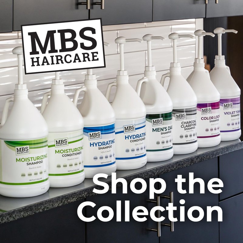MBS Haircare Moisturizing Shampoo (1 Gal) - Sodium Chloride Free, Paraben Free, Vegan