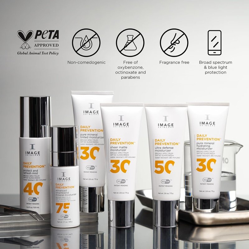 IMAGE Skincare Daily Prevention Matte Moisturizer - SPF 30 Broad Spectrum Sunscreen for Shine Control