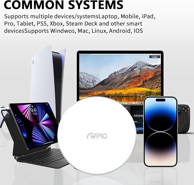 Aiffro P10 Magnetic PSSD 2TB,for iPhone MagSafe Portable SSD, Upto 2000MB/s-Type-C, SM2320,USB 3.2 Gen 2x2 20Gbps, Connectivity, Updated Firmware - Portable Magnetic External Solid State Solution