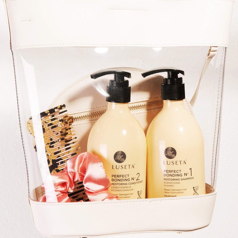 Perfect Bonding Restoring Shampoo & Conditioner Set - Bond Strengthening, Color Longevity | 2x33.8 oz, Sulfate & Paraben Free