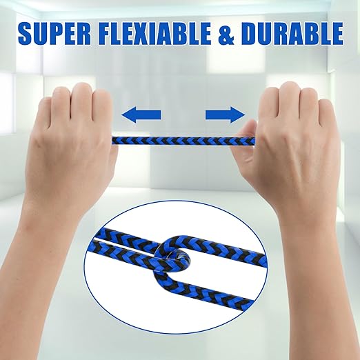 LDKCOK 15ft 1/4 Inch Extension Cable, Nylon Braided 6.35mm Male to Female TRS Stereo Audio Jack Extender Cord for Headphones, Guitars, Amplifiers, Mixing Consoles & Keyboards (Not for 3.5mm)