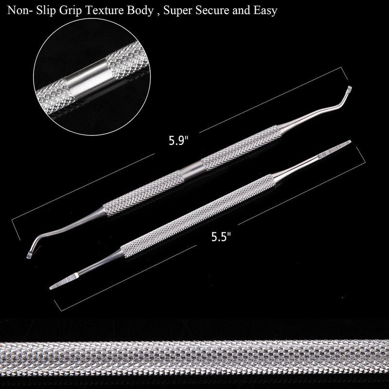 Manicure Set for Men - 16-Piece Professional Grooming Kit | Stainless Steel Nail Clippers & Pedicure Tools