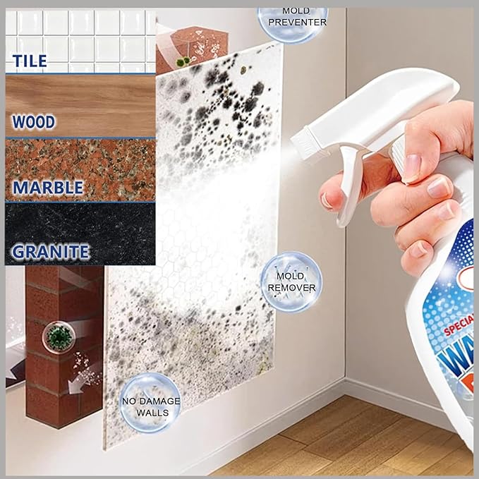 Heavy-Duty Kitchen Degreaser Foam Cleaner,Highly Effective Removal Spray,Dirt, Dust And Stain Remover,Wall Multi functiona Foam Cleaner Spray (3, 240ML)