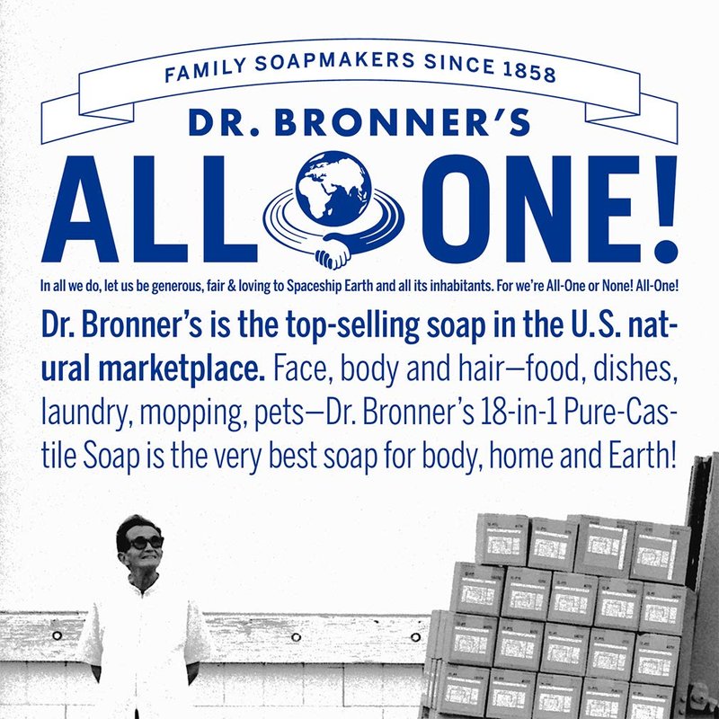 Dr. Bronner’s - All-One Toothpaste (Peppermint, 5 ounce) - 70% Organic Ingredients, Natural and Effective, Fluoride-Free, SLS-Free, Helps Freshen Breath, Reduce Plaque, Whiten Teeth, Vegan