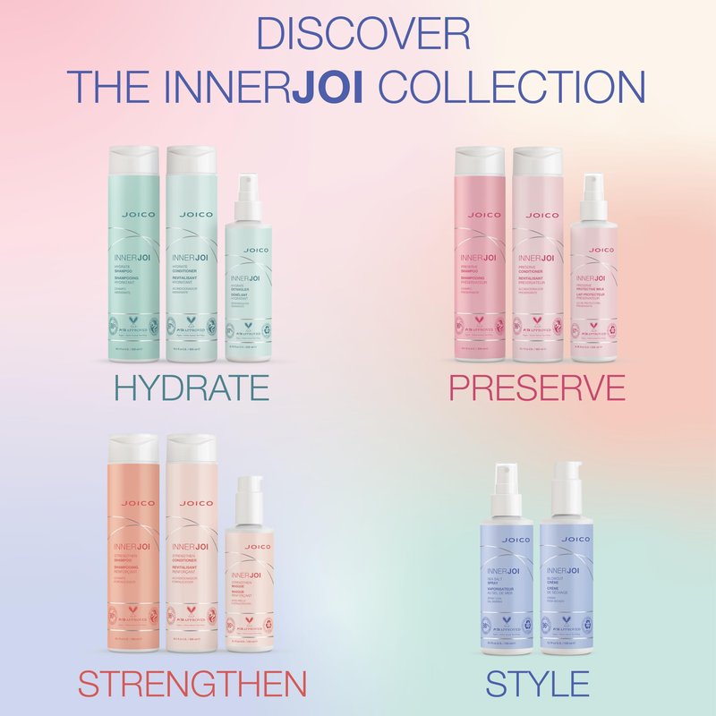 Joico InnerJoi Sea Salt Spray | Styling For All Hair Types | Sulfate & Paraben Free | Naturally-Derived Vegan Formula | 5.1 oz