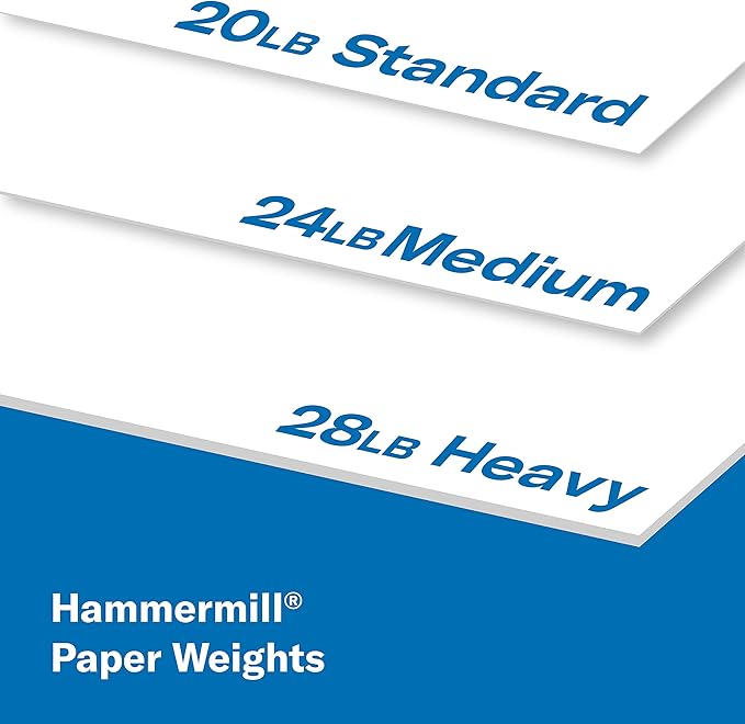 Hammermill Printer Paper, 20 lb Copy Paper, 11 x 17-5 Ream (2,500 Sheets) - 92 Bright, Made in the USA, 105023C