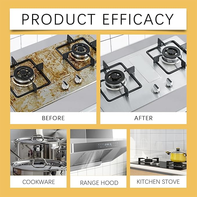 Kitchen Heavy Oil Cleaner Spray, 2026 New All Purpose Kitchens Heavy Oil Cleaning Agent, Grease Remover, All Purpose Kitchen Cleaner for Ovens Stovetops Countertops, for Stubborn Oil Stains (3PC)