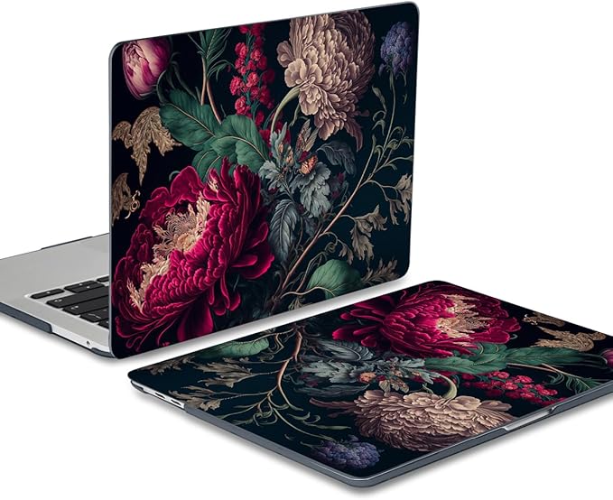 Batianda LumiArt Case for MacBook Air 13" M1 Chip, Renaissance Floral