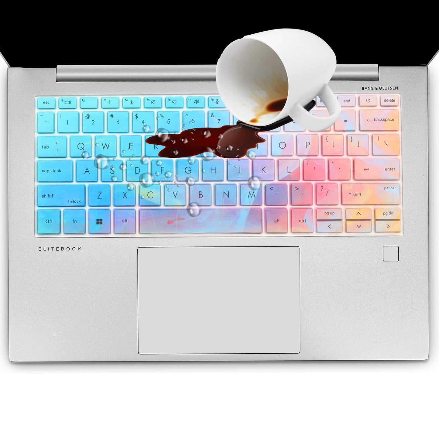 Colorful Keyboard Cover for HP EliteBook 830 835 840 845 1040 G9 G10 2025 2024 2023 2022 13.3 14 inch Laptop Accessories Keyboard Protective Skin (Not fit The 830/840/845/1040 G11 G8 G7 G6 G5 G4 G3)
