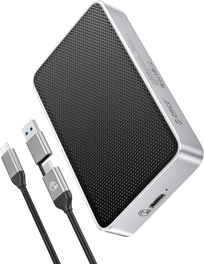 ORICO 1TB USB4.0 Portable SSD 3800MB/s(40Gbps), Ultra-Fast External Solid State Drive, Compatible with Thunderbolt 3/4, USB4, Fanless Aluminum Design, Works with Mac and PC-X40