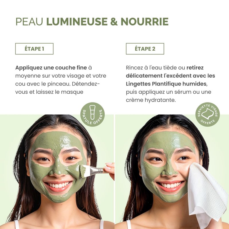 Plantifique Foot Peeling Mask - Exfoliating Clay Mask for Baby Soft Feet | 2 Pack, 110g